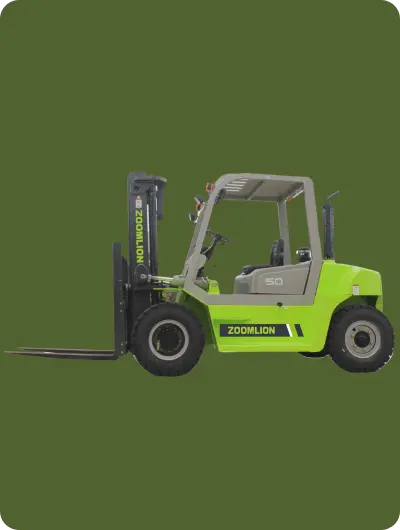 5 ton forklift lifting cargo at Abu Dhabi warehouse – Mine Stone Transport